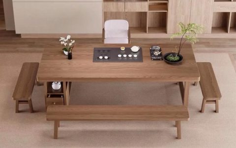 大叶松与白蜡木茶桌深度对比：硬度、稳定性与选购指南