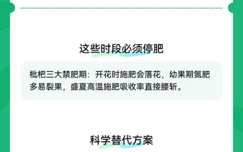 枇杷施肥全攻略：最忌三种肥料及科学管理指南