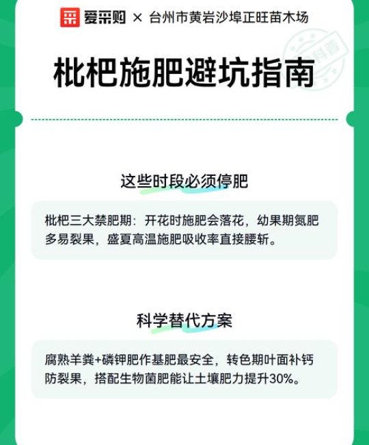 枇杷施肥全攻略：最忌三种肥料及科学管理指南