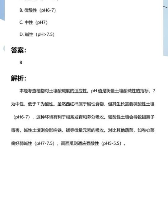 西红柿喜欢酸性土壤还是碱性土壤？最佳pH值范围与酸碱度调节指南