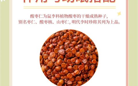 酸枣有什么功效和作用？药食同源中的安神佳品与食用禁忌