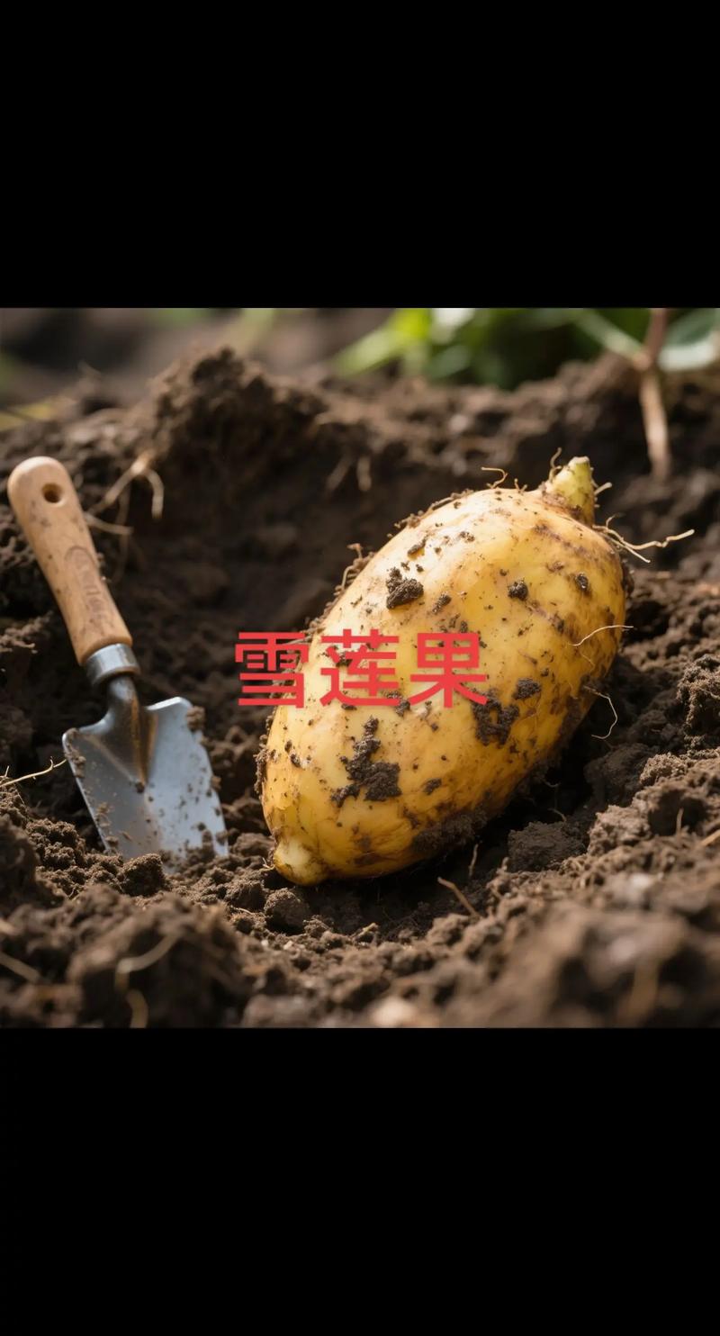 雪莲果高产种植技术全攻略:从选种到收获的七步指南 五、浇定根水