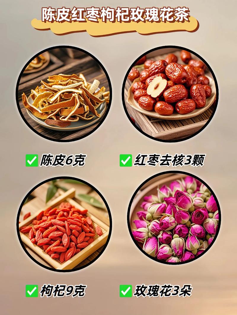 红枣菊花玫瑰花陈皮可以一起泡水吗?一篇文章讲清搭配与禁忌 食用常识:如何安全地泡一杯搭配茶