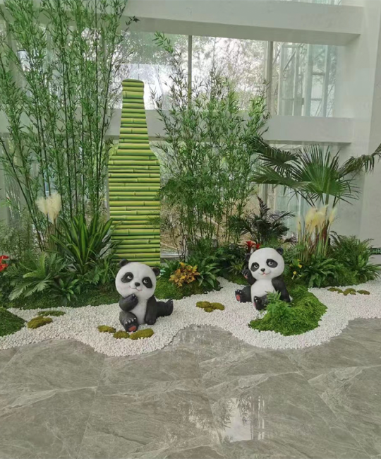 诚品苗圃室内办公室鹅掌木绿植租摆服务，净化空气免费设计