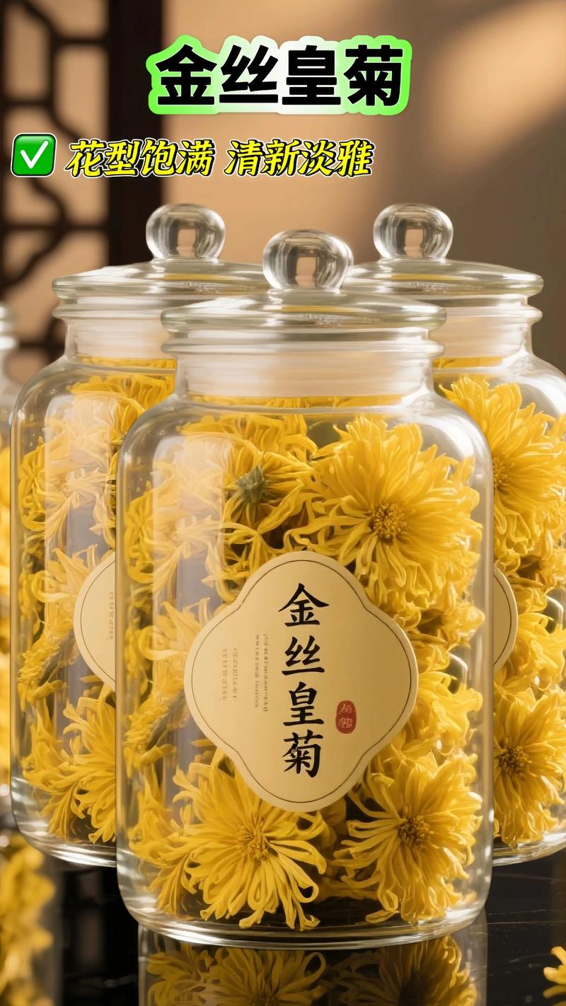金丝皇菊:菊花泡的时间长了为什么会变绿? 修剪促花系统指导