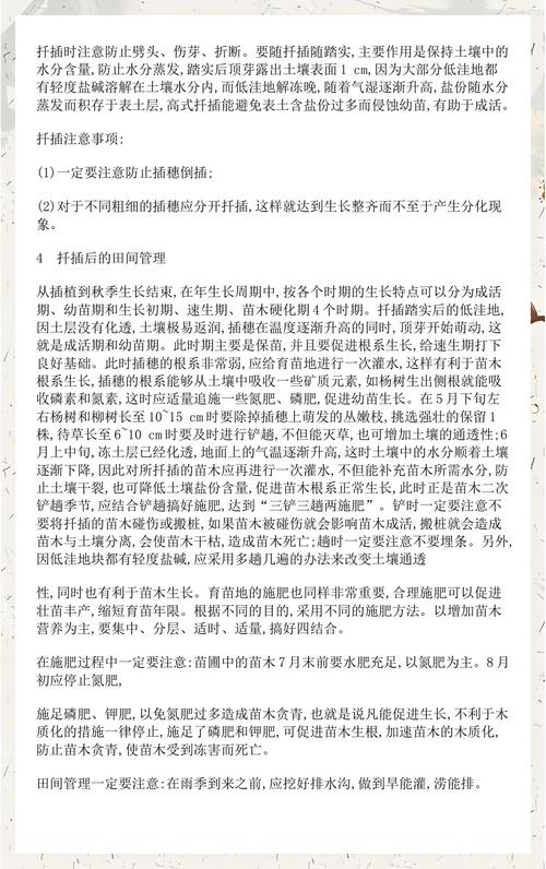 柳树枝条扦插种植全攻略:从选条到成活的每一步操作指南 二、土壤环境