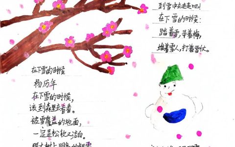 小小的雪花像什么——冬日花园里的浪漫联想
