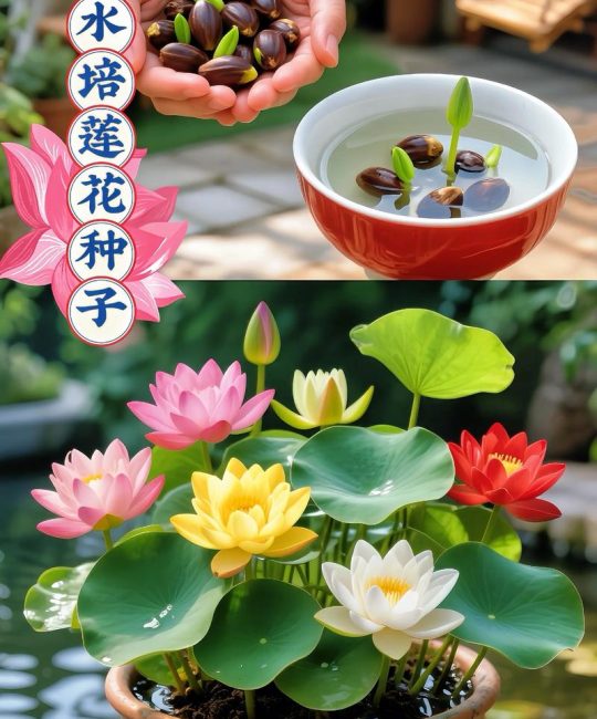荷花怎么种植方法 家养全攻略：从种子到开花