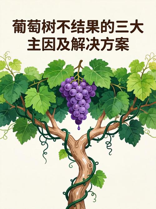 葡萄树不结果六大核心原因与解决方案 病虫害影响葡萄树花芽分化