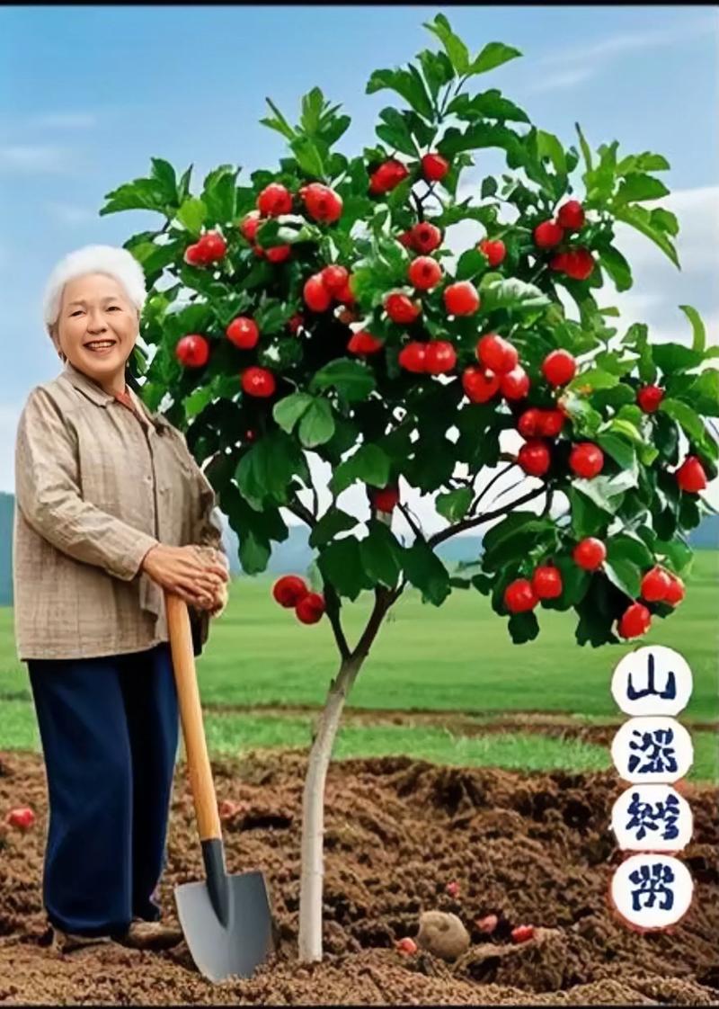 对于新手种植山楂,优先选择嫁接苗,尤其是选用“大金星”或“大五棱”品种的嫁接苗,嫁接口愈合良好、根系发达且苗龄1-2年的成品苗,定植后第3年即可挂果,第6年进入盛果期。 授粉需求:山楂大部分品种自花结实,但配置授粉树可增产15%-20%