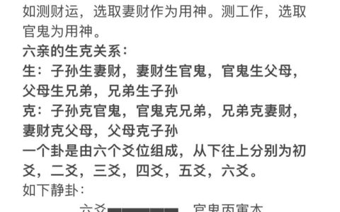 六爻预测入门：从起卦到断卦的完整指南
