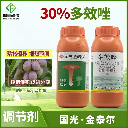 果树控旺药有哪几种药最好：多效唑、烯效唑与矮壮素的高效使用指南