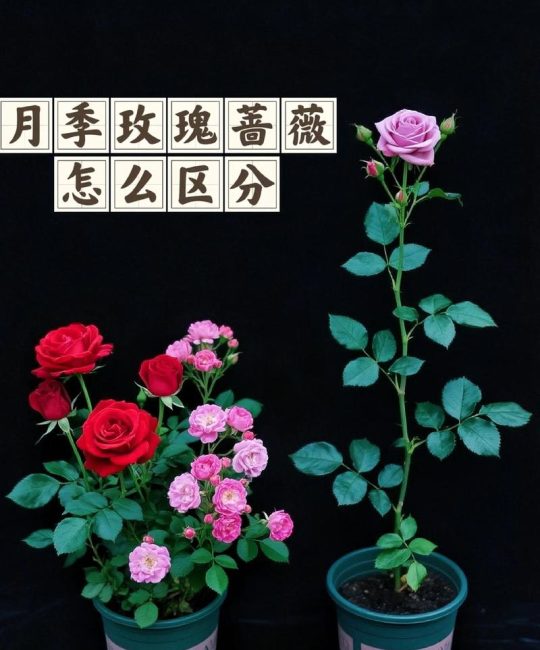玫瑰花与月季花的区别与鉴别