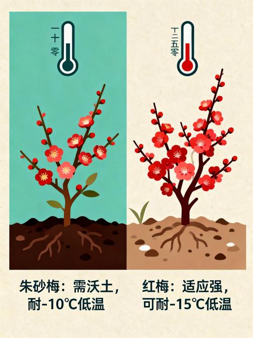 红梅与梅花品种对比:6维度解析帮你快速选对苗 各维度逻辑解释