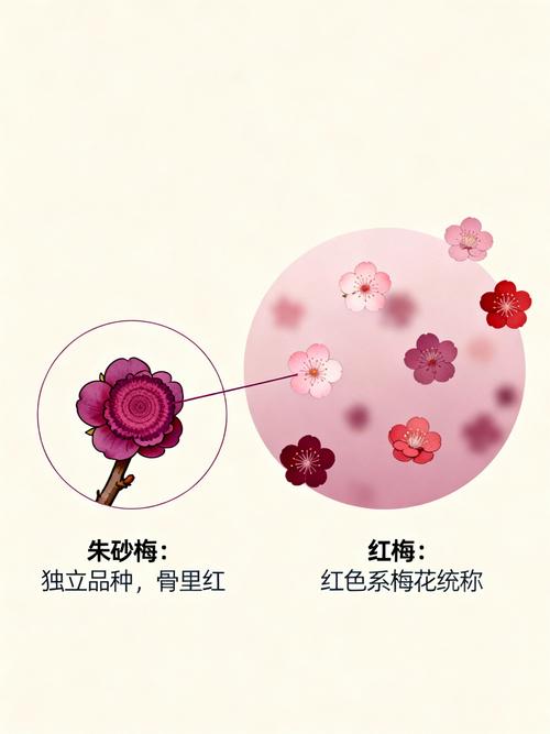 红梅与梅花品种对比:6维度解析帮你快速选对苗 选购注意事项