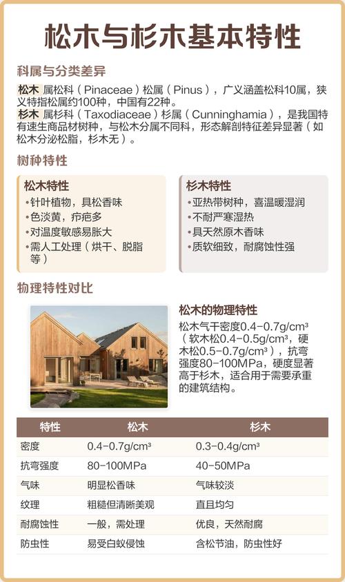 松木与杉木硬度对比:园艺选材指南 五、总结