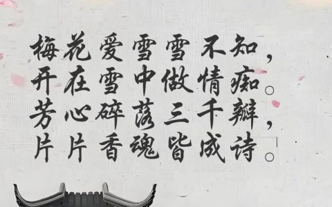 梅花诗十首赏析：中国古典文学中的傲雪傲骨