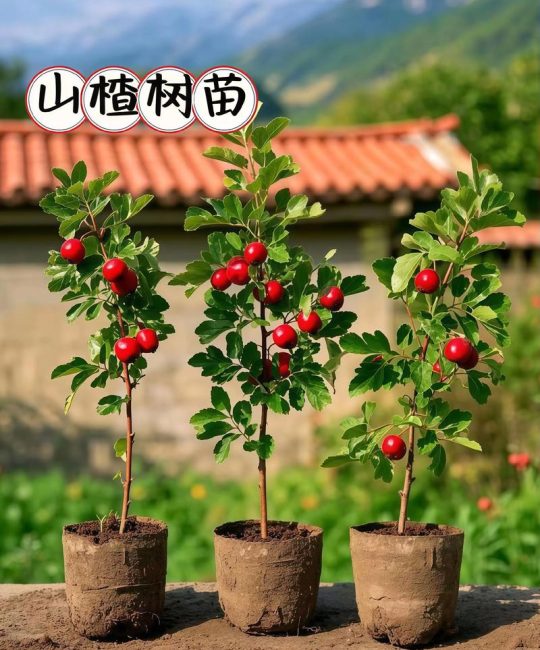 山楂树根系发达，是固土耐旱成活率高的核心优势