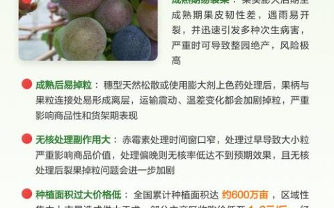 巨峰葡萄品种优缺点全解析：家庭种植与经济效益分析