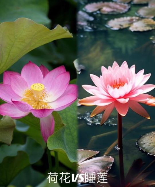 睡莲与荷花是一种花吗？园艺专家教你3步区分两种经典水生植物