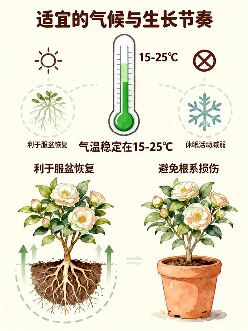 茶花移盆最佳季节全攻略:春季与秋季的详细操作指南 盆栽/地栽选择决策