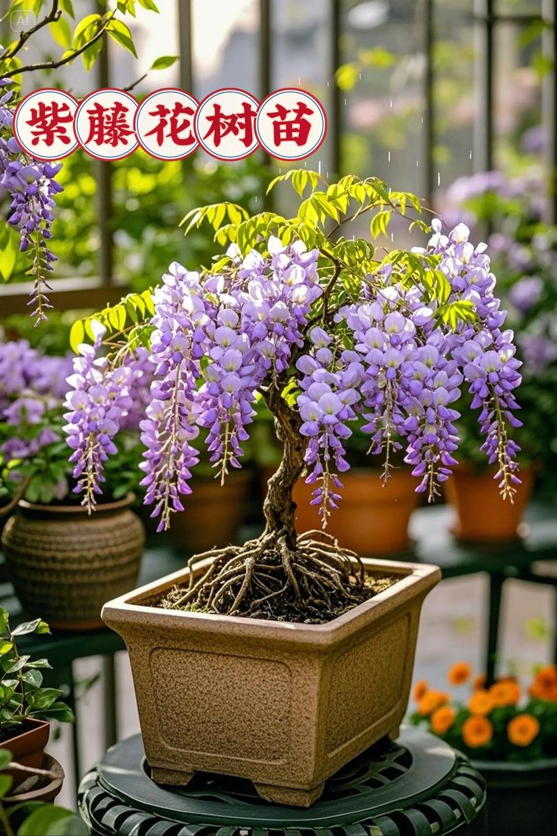 紫藤花阳台怎么种？从选盆到成活的完整盆栽指南