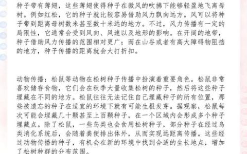 松树靠什么传播种子？松树种子播种与种植技术全指南