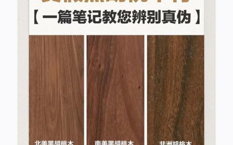 红胡桃木和黑胡桃木的区别：价格、纹理与用途全解析