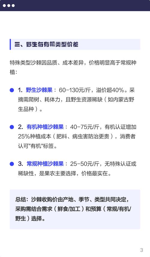 沙棘种子多少钱?2025年最新市场参考价格与影响因素全解析 三、季节:秋季采购价最低,春季价格上浮15%-30%