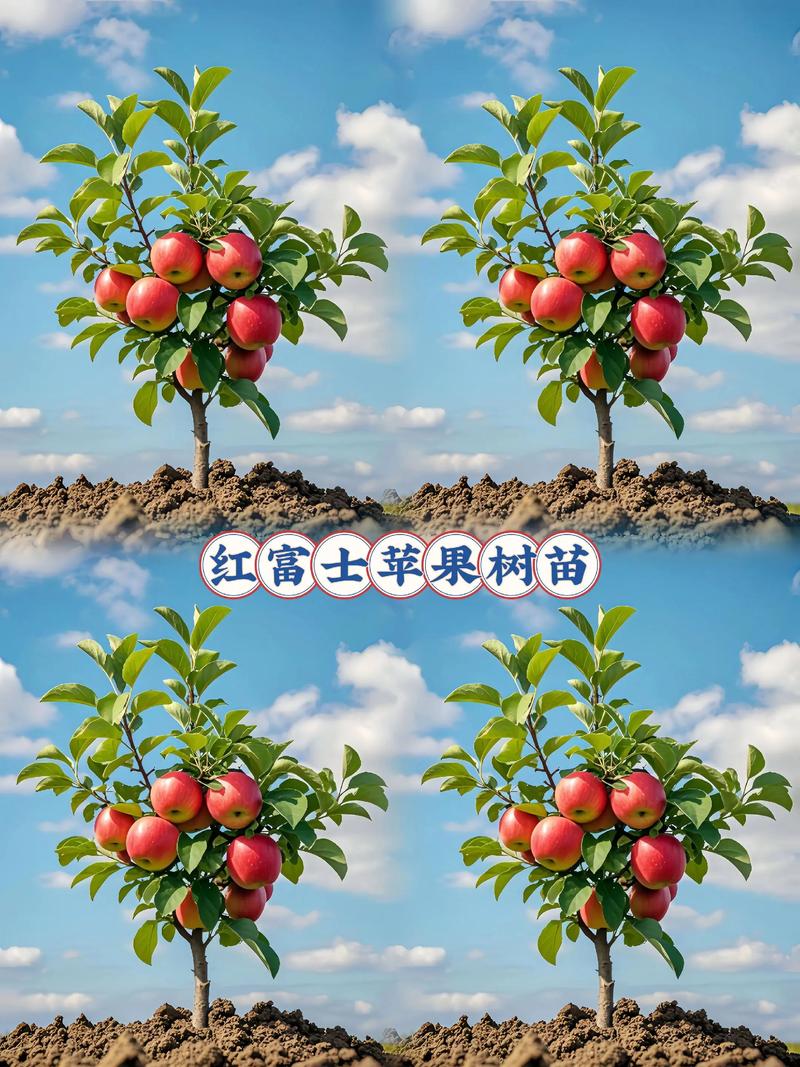 如何种出树上又大又红的苹果:果苗选购与种植全攻略 富士系必须配置授粉树
