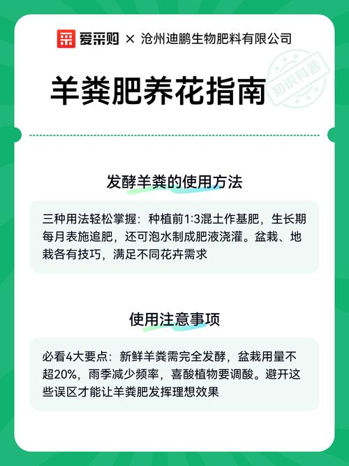 花施羊粪好吗?全面解析羊粪在花卉种植中的妙用与注意事项 四、总结