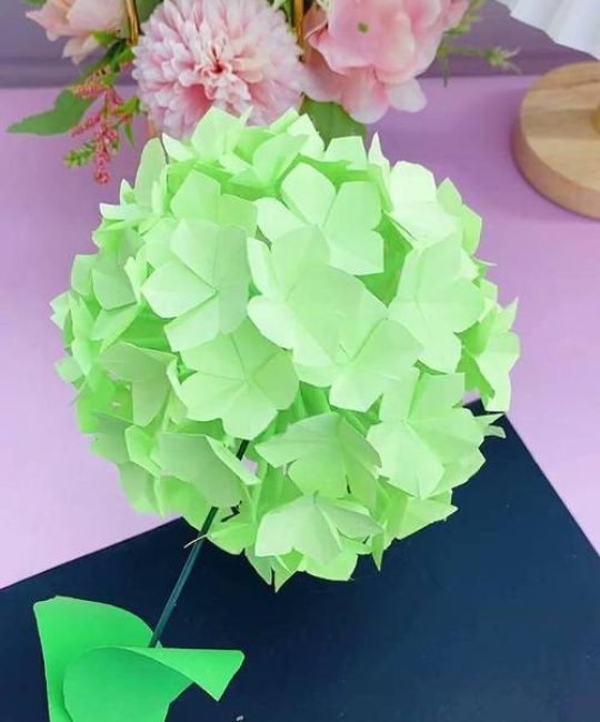 立体绣球花怎么折？超详细步骤图解与参数指南