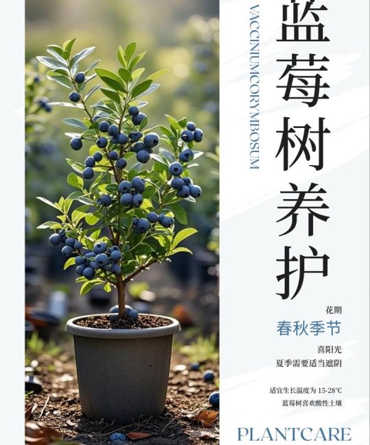 蓝莓树怎么养护和管理：家庭盆栽全攻略