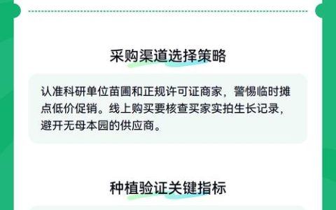 如何找到可靠的果树苗批发市场？采购渠道分析专家教你三步验证法