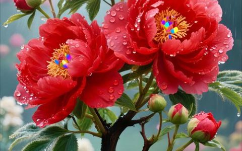 形容牡丹花瓣像什么？从形态、花色到春季养护一文读懂