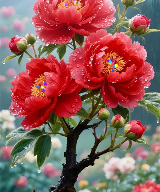 形容牡丹花瓣像什么？从形态、花色到春季养护一文读懂