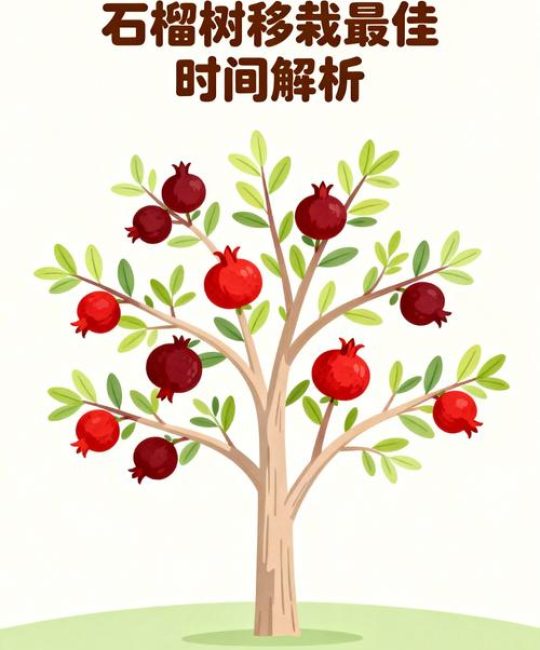 石榴树移栽后多久缓苗？15-30天成活全攻略