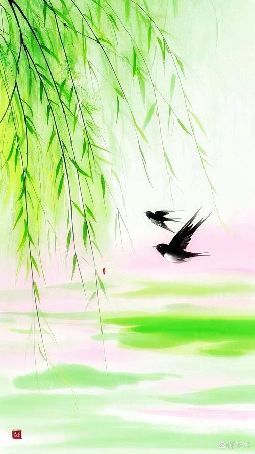 从“碧玉妆成一树高”看柳树的诗意与园艺之美 五、诗中的柳,园中的柳