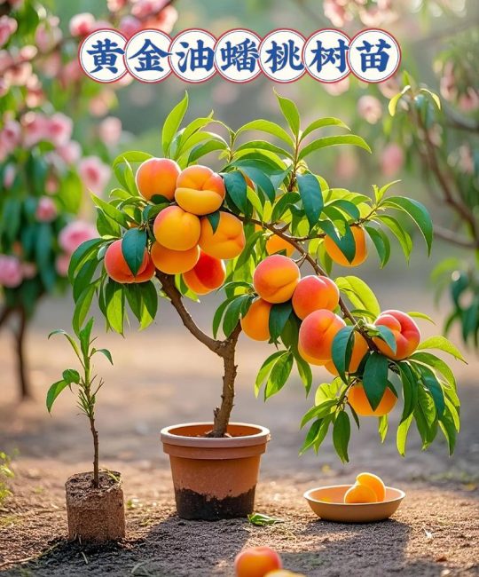 2026年桃树新品种，新手首选中蟠101，追求品质选黄金蜜3号
