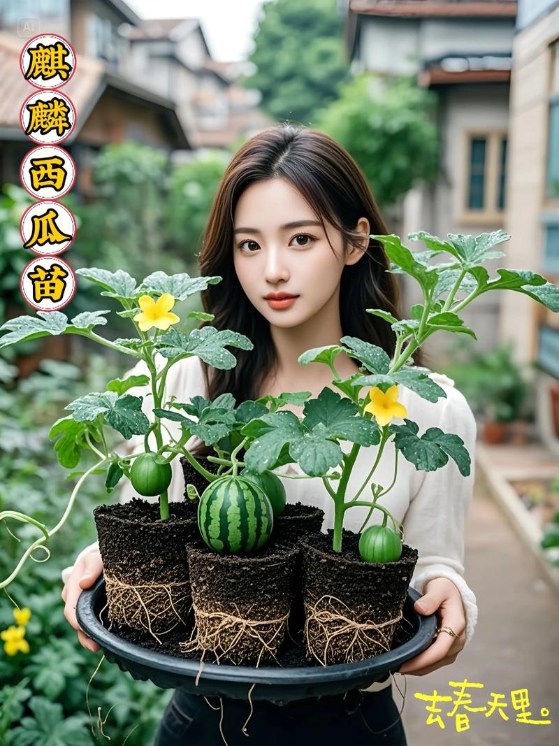 西瓜可以室内种植吗?科学指南与实操方案 二、容器与土壤:大盆+透气基质