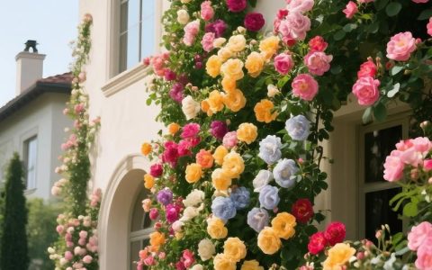 爬藤月季一年开几次花？保姆级养护指南让花墙爆满