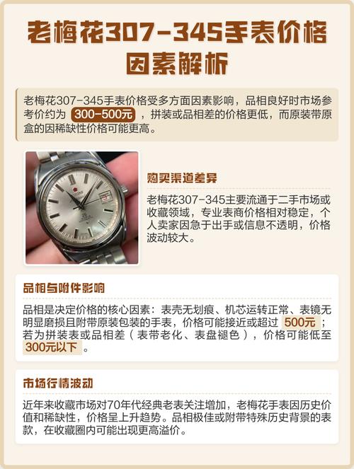 梅花手表正品价格区间与影响因素分析 报价咨询指南