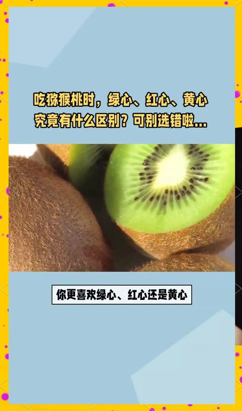猕猴桃品种选择指南:红心、绿心、黄心三大主流品种对比与选购建议 场景化选择建议