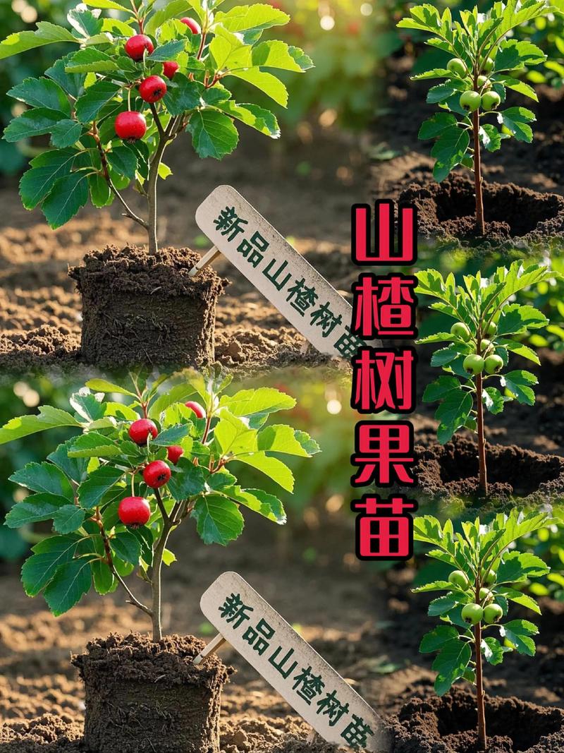 山楂树叶子识别与优质苗木选购全攻略 采购苗木时,严格按照“嫁接口→根系→苗龄”黄金顺序检验