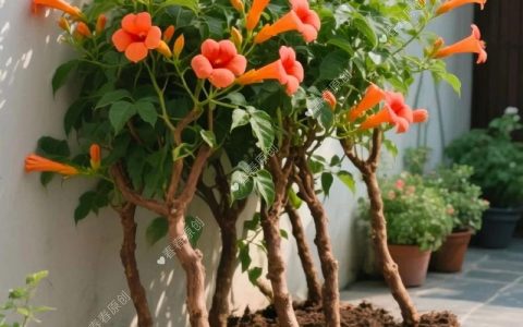 凌霄花可以做成盆景吗？盆栽养护与成型全攻略