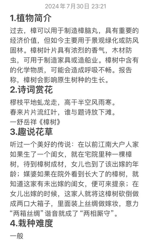 樟树木材的实用价值:从家具到园林的全面解析 四、传统工艺与文化价值