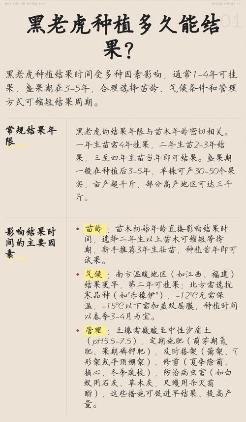 黑老虎种一棵能结果吗?花期、果期与单株挂果全解析 促花促果养护步骤(按月份执行)