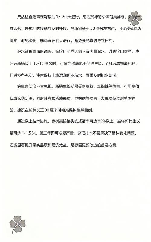 枣树嫁接技术全攻略:从砧木选择到成活管理的完整指南 枣树嫁接的两种主流方法对比