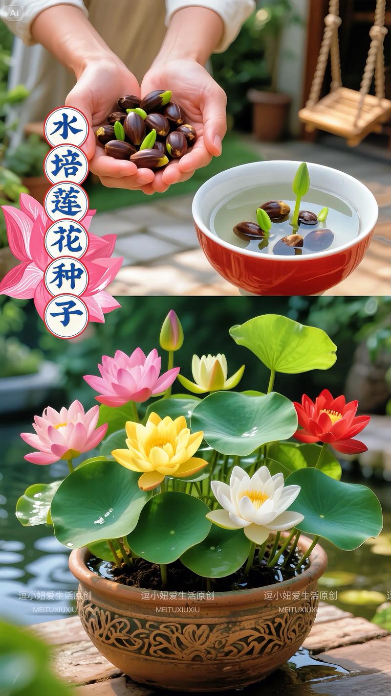 荷花籽怎么种植方法 家养全攻略：从选种到开花的详细步骤