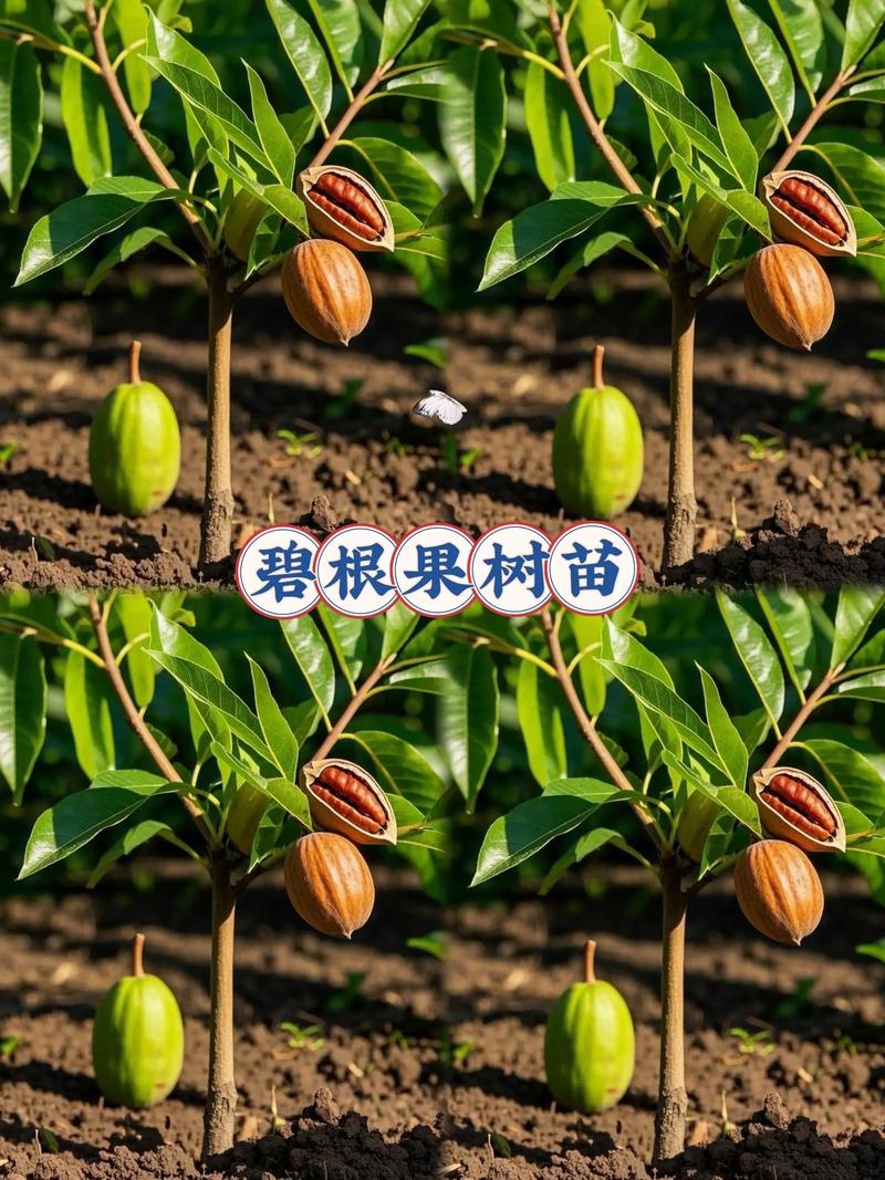 碧根果苗培育全攻略:嫁接技术、种植要点与苗木采购指南 碧根果嫁接苗比实生苗早结果2-3年